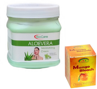 

Pink Root MANGO BLEACH 43G WITH ALOEVERA CREAM 500GM(Set of 2)