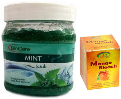 

Pink Root MANGO BLEACH 43G WITH MINT SCRUB 500GM(Set of 2)