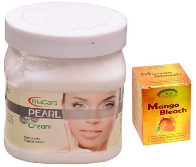 

Pink Root MANGO BLEACH 43G WITH PEARL CREAM 500GM(Set of 2)