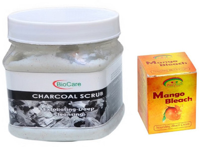 

Pink Root MANGO BLEACH 43G WITH CHARCOAL SCRUB 500GM(Set of 2)
