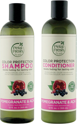 

Petal Fresh Color Protection Shampoo & Conditioner Pomogranate & Acai Combo 355 Ml(Set of 2)