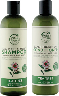 

Petal Fresh Scalp Treatment Shampoo & Conditioner Tea Tree Combo 355 Ml(Set of 2)