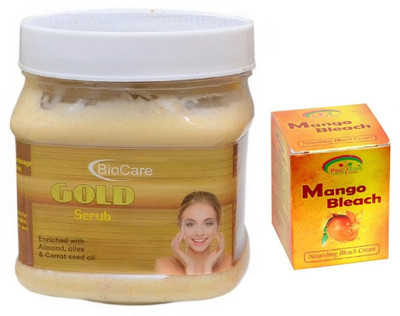 

Pink Root MANGO BLEACH 43G WITH GOLD SCRUB 500GM(Set of 2)