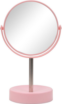 

Livzing Tabletop Double Side Pedestal Removable Handle Shaving Makeup Vanity Mirror - 360 Degree - 5X Magnification