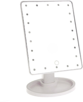 

Romino Original Portable Make up Mirror Led Light Control Make up Mirror Led Light control Mirror with 180' Degree swivel Rotation foldable funcation Shaving Mirror/ Bathroom Mirror & Wall Bracket With Adjustable Frame Type Beauty Mirror ,and Travel Mirro