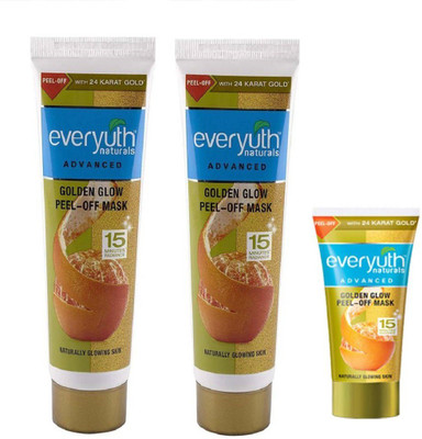 

everyuth NATURALS Golden Glow Peel-Off Mask 90g X 2+50g X 1(230 g)