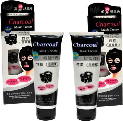 

Gjshop Charcoal Germany Charcoal Charcoal Face Mask, FACE PACK (260 g) Pack of 2 (260 g)(100)