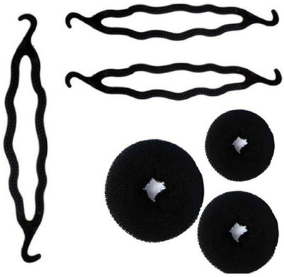 

S R Enterprises hair accessories set (pack of 6pcs) Hair Accessory Set(Black)