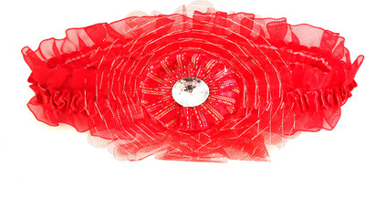 FASHIONABLE RED FLOWER BABY Hair Band(Red)