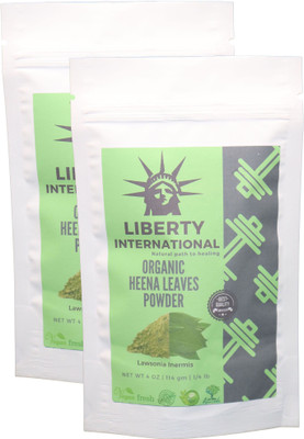 

LIBERTY INTERNATIONAL Organic Herbal Henna Precious Herb Mix Fresh Powder Hair Color For Greying Hair (2 X 114 Gm ) NT52 Hair Color(Organic Herbal Henna Precious Herb Mix Fresh Powder Hair Color For Greying Hair (2 X 114 Gm ) C63)
