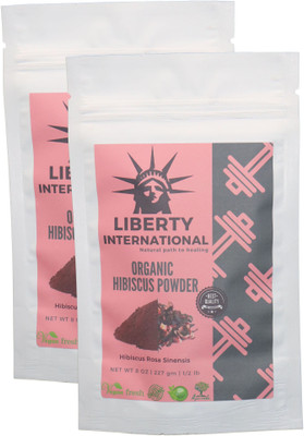 

LIBERTY INTERNATIONAL Organic Herbal Hibiscus Flower Powder For Hair Growth (2 X 227 Gm) C57(454 g)