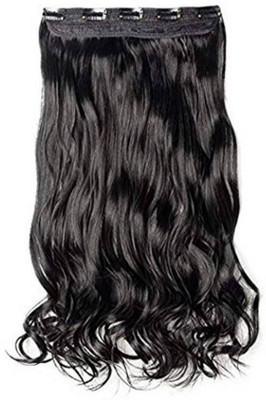 

CRIBE Black Clip in curly Hair Extension