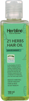 

Herbline 21 Herbs Hair Oil 100ml Hair Oil(100 ml)