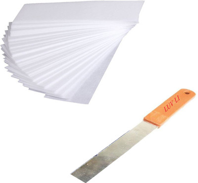 

LUV-LI IMPORTED COMBO 80 WAX STRIPS, 1 SPATULA WAX APPLICATOR Strips(20 g, Set of 2)