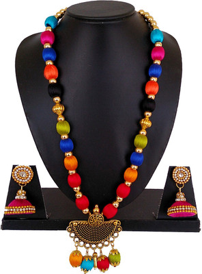 Akshara Dori Multicolor Jewellery Set(Pack of 1)