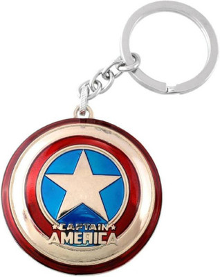 74 Off On True Traders Captain America Silver Shield Marvel Avengers Superhero Key Chain On Flipkart Paisawapas Com