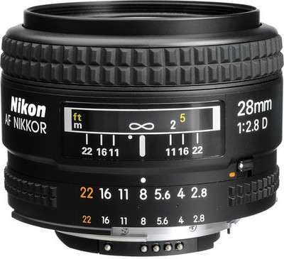 

Nikon AF Nikkor 28mm f/2.8D Lens(Black, 28)