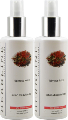 

Herbline Fairness Lotion & UV Protection 200ml Pack Of-2(200 ml)