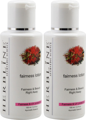 

Herbline Fairness Lotion & UV Protection 100ml Pack Of-2(100 ml)