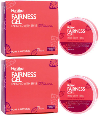 

Herbline Fairness Gel (Enriched With SPF15)50gm Pack Of-2(50 g)