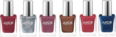 

JUICE LS 3 Bronze, Berry, Weathered Cayenne, Salamander, Saphaire Blue, Sparkling Stars(Pack of 6)