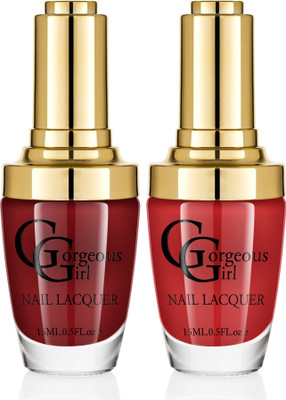 

Gorgeous Girl Glossy Nail Lacquer Rose Wood-03 & Bulganian Rose-04(Pack of 2)