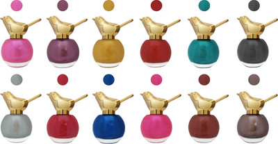 

HD Fashion Ellwin Nail Polish Combo At Wholesale Price Multicolor(Pack of 12)