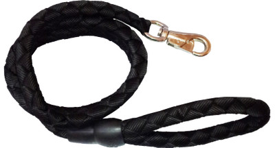 

Petshop7 Heavy Braided Durable Dog ope Training Leash with very Heavy Strong Hook - Xtra Large 152 cm Dog Cord Leash(Black)
