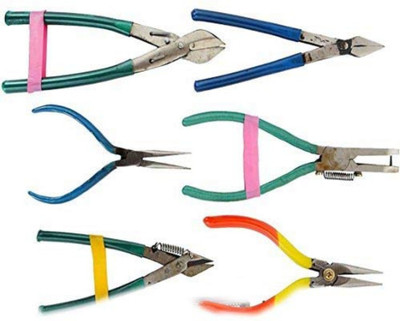 DIY Crafts Jewellery Making Complete Tool Combo Set All Cutter Pliers Branded Combination Screwdriver Set(Pack of 1)