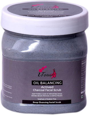 I TOUCH HERBAL CHARCOAL SCRUB 500 ML Scrub(500 ml)
