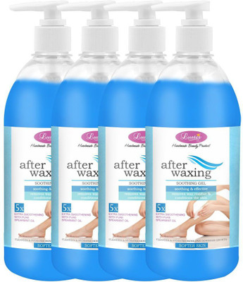 

Luster After Waxing Skin Soothing, Cooling & Smoothing Gel (Pack of 4)(500 ml)