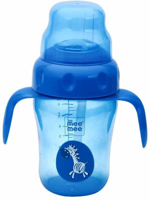 

MeeMee Baby 2 in 1 Spout and Straw Sipper Cup(Blue)