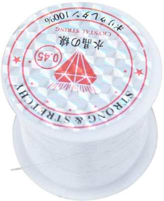 DIY Crafts White Thread(10 m Pack of1)