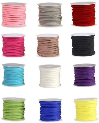 DIY Crafts Multicolor Thread(11 m Pack of12)