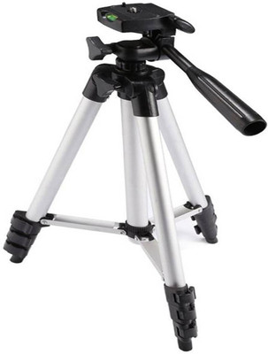 

OSRAY Portable Digital Camera Mobile Stand Holder Camcorder Tripod Stand Lightweight Aluminum Flexible Portable Tripod(Black, Silver, Supports Up to 500 g)