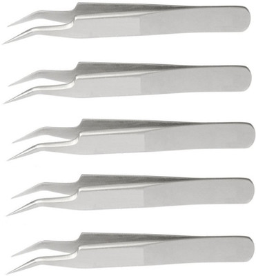 

WOWSOME Stainless Steel Curved Tweezers Precision Anti-Static Mobile and Other Electronic Parts Repair Tools And Used For Other Operation Beauty Eyelash
