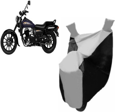 ABP Two Wheeler Cover for Bajaj(Avenger 150 Street, Black, Silver)