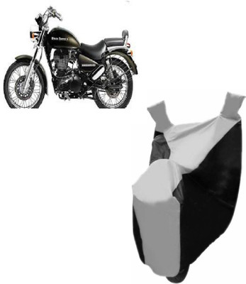 Auto Age Two Wheeler Cover for Royal Enfield(Thunderbird 350, Black)