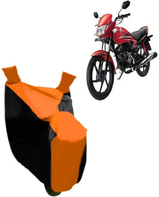 ABP Two Wheeler Cover for Honda(Dream Yuga, Black, Orange)