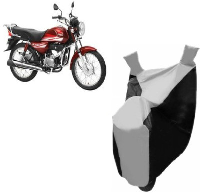 Auto Age Two Wheeler Cover for Hero(HF Dawn, Black)