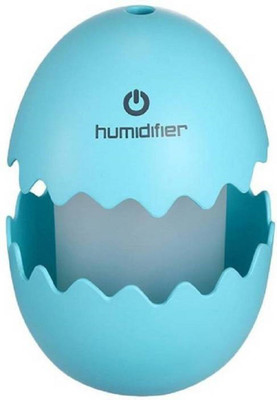 

INFINITY11 Portable USB Egg Ultrasonic Humidifier with Night Light LED Lamp-Pink Portable Car Air Purifier (BLUE) Portable Room Air Purifier(Blue)