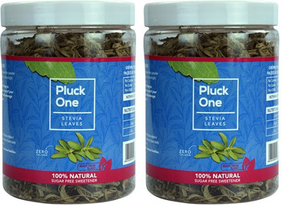

Pluck One Premium Dried Stevia Leaves, 50 gms, pack of 2 Sweetener(100 g, Pack of 2)