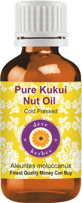 

DèVe Herbes Pure Kukui Nut Oil 30ml -Aleurites Moluccans.(30 ml)