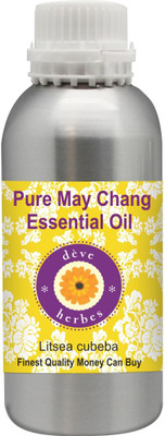 

Deve Herbes Pure May Chang Essential Oil 300ml (Litsea cubeba) 100% Natural Therapeutic Grade Steam Distilled(300 ml)