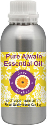 

Deve Herbes Pure Ajwain Essential Oil (Trachyspermum ammi) 100% Natural Therapeutic Grade Steam Distilled(300 ml)