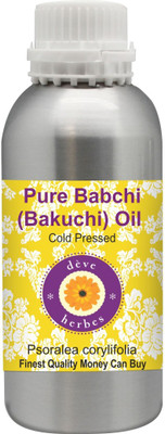 

Deve Herbes Pure Babchi Oil 1250ml (Psoralea corylifolia) 100% Natural Therapeutic Grade(1250 ml)