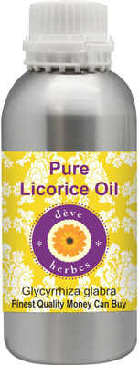 

Deve Herbes Pure Liquorice Oil 630ml (Glycyrrhiza glabra) 100% Natural Therapeutic Grade(630 ml)