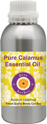 

Deve Herbes Pure Calamus Essential Oil 1250ml (Acorus calamus) 100% Natural Therapeutic Grade Steam Distilled(1250 ml)