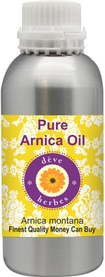 Deve Herbes Pure Arnica Oil 300ml (Arnica montana) 100% Natural Therapeutic Grade(300 ml)