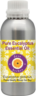 

Deve Herbes Pure Eucalyptus Essential Oil 1250ml (Eucalyptus globules) 100% Natural Therapeutic Grade Steam Distilled(1250 ml)
